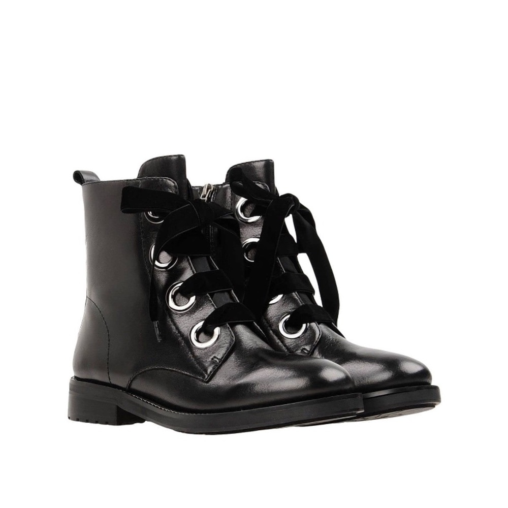 NEW Elvio Zanon Lace-up Ankle Boots